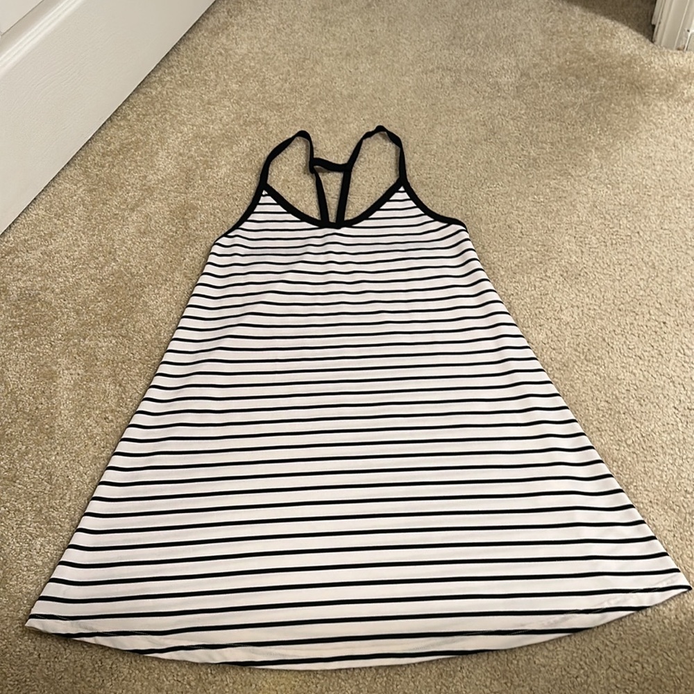 Black and White Stripe Dress